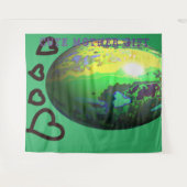 Tenture DECOR_CUTE MÈRE GIFT_mediumGREEN _RMDESIGNFLO55 (Devant (Horizontal))