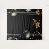 Tenture Décor de fond d'anniversaire (Devant (Horizontal))