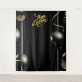 Tenture Décor de fond d'anniversaire (Devant)