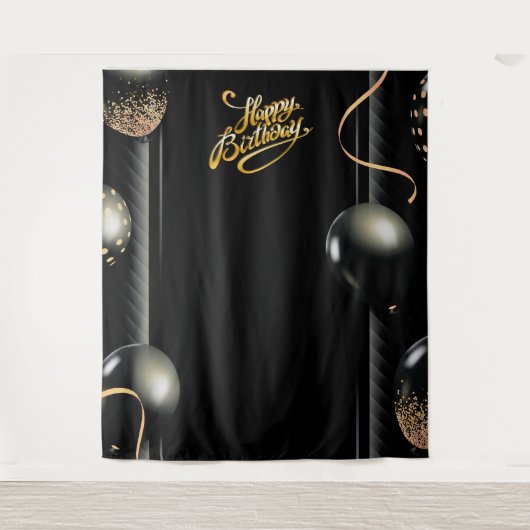 Tenture Décor de fond d'anniversaire (Devant)