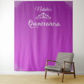 Tenture Décor de fond de couronnement de princesse Diamond (En situation)