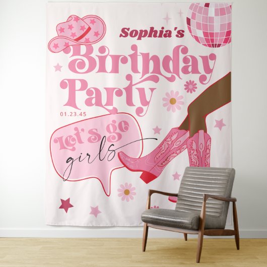 Tenture Décor de fond de fête d'enterrement de vie de jeun (En situation)