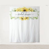 Tenture Décor de fond de jardin de tournesol pour fête de (Devant)