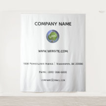 Décor de fond de logo d'entreprise