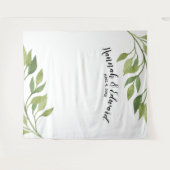 Tenture Décor de fond de mariage, accessoire photo, botani (Devant (Horizontal))