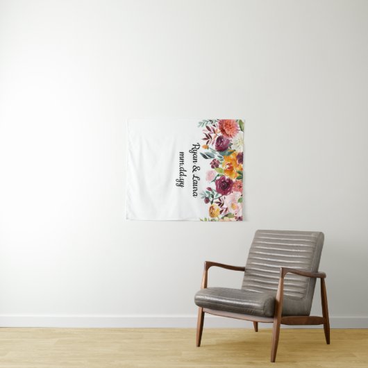 Tenture Décor de fond de mariage d'automne, accessoire de  (En situation (horizontale))