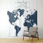 Tenture Décor de fond de mariage de Miss à Mrs (En situation)