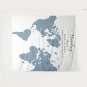 Tenture Décor de fond de mariage de Miss à Mrs (Devant (Horizontal))