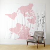 Tenture Décor de fond de mariage de Miss à Mrs (En situation (horizontale))