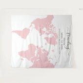 Tenture Décor de fond de mariage de Miss à Mrs (Devant (Horizontal))