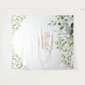 Tenture Décor de fond de mariage pour shower de mariée ave (Devant (Horizontal))