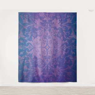 Tenture Décor de fond de photo de maison hantée violette p