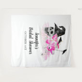 Tenture Décor de fond de salle pour mariage avec thème Coc (Devant (Horizontal))