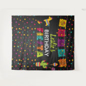 Tenture Décor de fond pour anniversaire Fiesta - Pinata (Devant (Horizontal))