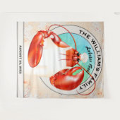 Tenture Décor de fond pour événement de fruits de mer et d (Devant (Horizontal))