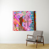 Tenture Décor de fond pour fête d'anniversaire Sweet 16 Ca (En situation (horizontale))