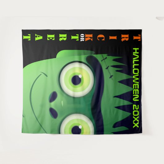 Tenture Décor de fond pour monstre de Frankenstein d'Hallo (Devant (Horizontal))