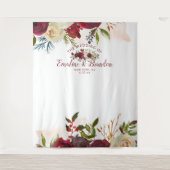 Tenture Décor de fond pour Photobooth de mariage Manoir du (Devant)