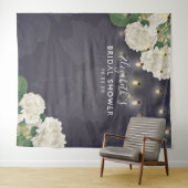 Tenture Décor de fond pour photos de douche de mariée avec (En situation (horizontale))