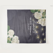 Tenture Décor de fond pour photos de douche de mariée avec (Devant (Horizontal))