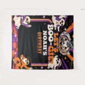 Tenture Décor de fond pour une fête d'anniversaire Hallowe (Devant (Horizontal))