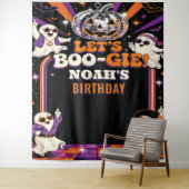 Tenture Décor de fond pour une fête d'anniversaire Hallowe (En situation)