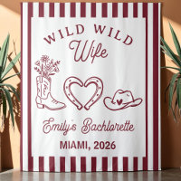 Décor de fond Western pour l'enterrement de vie de