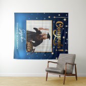 Tenture Décor de la fête de graduation 2025 sur mesure (En situation (horizontale))