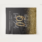 Tenture Décor de la parties scintillant d'or moderne 60e a (Devant (Horizontal))