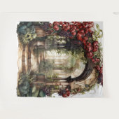 Tenture Décor de mariage à voûte romantique (Devant (Horizontal))