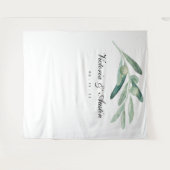 Tenture Décor de mariage avec branche d'olivier, accessoir (Devant (Horizontal))