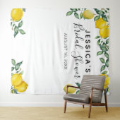 Tenture Décor de mariage de demoiselle d'honneur aux citro (En situation (horizontale))