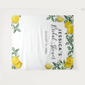 Tenture Décor de mariage de demoiselle d'honneur aux citro (Devant (Horizontal))