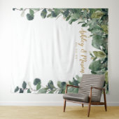 Tenture Décor de mariage - Eucalyptus - Photomaton (En situation (horizontale))