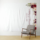 Tenture Décor de mariage Photobooth Accessoire Fleurs bord (En situation (horizontale))