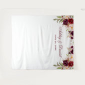 Tenture Décor de mariage Photobooth Accessoire Fleurs bord (Devant (Horizontal))