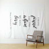 Tenture Décor de mariage rustique – Style ferme (En situation (horizontale))