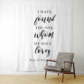 Tenture Décor de mariage rustique – Style ferme (En situation)