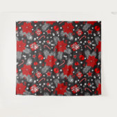 Tenture Décor de Noël Design motif (Devant (Horizontal))