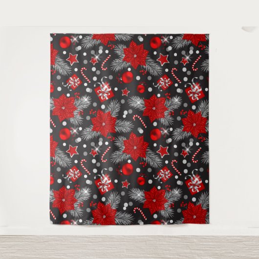 Tenture Décor de Noël Design motif (Devant)