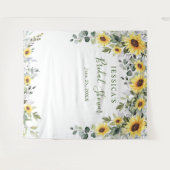 Tenture Décor de photobooth élégant eucalyptus pour fête d (Devant (Horizontal))