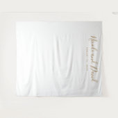 Tenture Décor de réception de mariage couleur or fond (Devant (Horizontal))