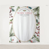 Tenture Décor de salle pour Baby Shower avec Photobooth (Devant)