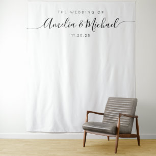 Tenture Décor de toile de fond minimaliste pour réception