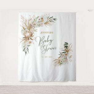 Tenture Décor de toile de fond pour Baby Shower Bohème