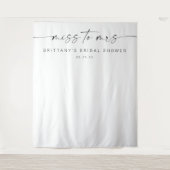 Tenture Décor de toile de fond pour la douche de la mariée (Devant)