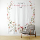 Tenture Décor de toile de fond pour une douche de mariée r (En situation)