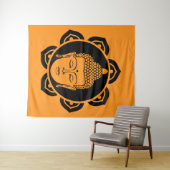 Tenture Décor d'intérieur bouddhiste (En situation (horizontale))