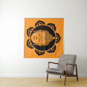 Tenture Décor d'intérieur bouddhiste (En situation (horizontale))