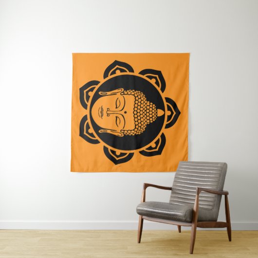 Tenture Décor d'intérieur bouddhiste (En situation (horizontale))